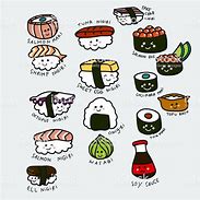 Image result for Dog Sushi Cute Drawings