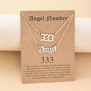 Image result for 333 Angel Number Necklace