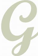 Image result for Script Letter G