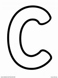 Image result for Free Printable Letter C Template