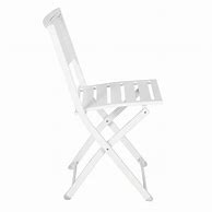 Image result for White Metal Folding Chair