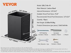 Image result for Post Bases for 4x4