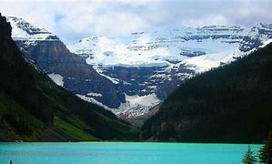 Image result for Lake Louise Alberta Black and White Picture