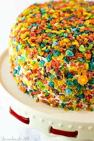 Image result for fruity pebbles cake