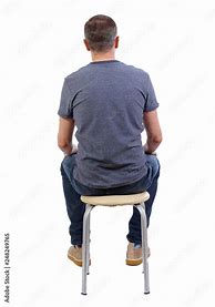 Image result for Man Sitting Back View