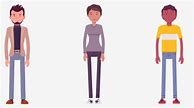 Image result for Cartoon Person Standing Half Body