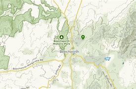 Image result for Beechworth Victoria Map