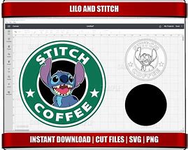 Image result for Starbucks Stitch Clip Art Platilla