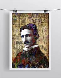 Image result for Nikola Tesla Pop Art