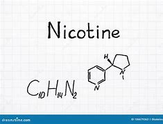 Image result for Nicotine Chemical Structure