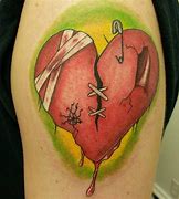 Image result for Broken Heart Black Rose Tattoo