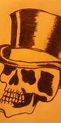 Image result for Skull with Black Hat