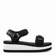 Image result for Black and White Platform Sandals