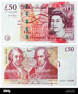 Image result for 50 Pound Notes UK Print