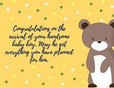 Image result for Baby Boy Congrats Message