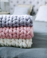 Image result for Chunky Cable Knit Blanket