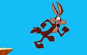 Image result for Wile E. Coyote Hits a Cliff