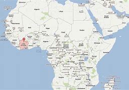 Image result for Ivory Coast On a Orld Map