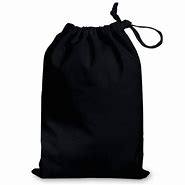 Image result for Black Drawstring Bag with Zipper Pocket