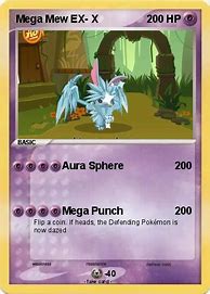 Image result for Pokemon Mega Mew X Card