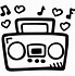 Image result for 80s Boom Box SVG