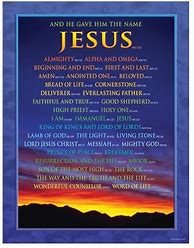 Image result for 50 Names of Jesus Poster