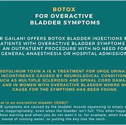 Image result for Botox Needle Bladder