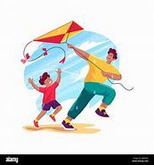 Image result for Kite Windy Day Cartoon