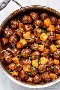 Image result for Pineapple Meatballs