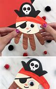 Image result for Pirate Handprint Craft