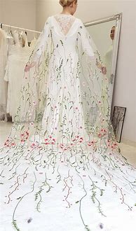 Image result for Floral Wedding Cape