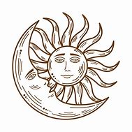 Image result for sun and moon art