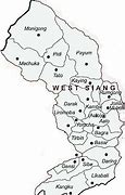 Image result for Siang District Map