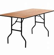 Image result for Wood Folding Banquet Table