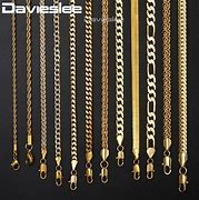 Image result for Men's Gold Chain Necklace