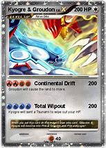 Image result for Groudon and Kyogre Card