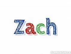 Image result for Zach Name Designed