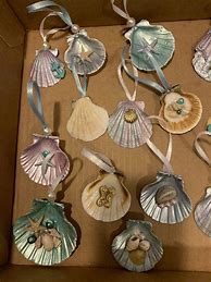 Image result for Christmas Crafts with Seashells