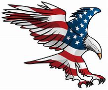 Image result for Eagle Holding Flag Clip Art