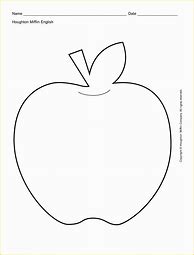 Image result for Apple Template Free