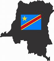 Image result for Congo Flag Map