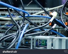 Image result for Messy Data Center Cables