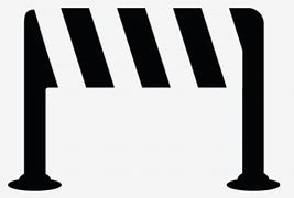 Image result for Black and White Road Divider