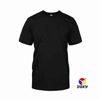 Image result for Round Neck Blue Black T-Shirt