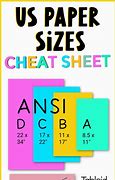 Image result for International Paper Size Chart