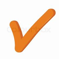 Image result for Hand Written Orange Check Mark