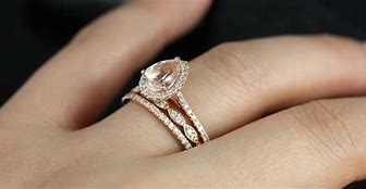 Image result for Wedding Rings Teardrop Shape