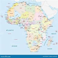 Image result for Clear Map of Africa