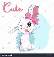 Image result for Cute Cartoon Baby Rabbit