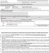 Image result for Pan Card Correction Letter